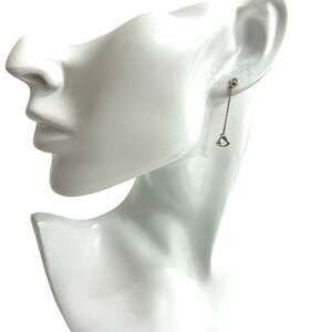 TIFFANY Authentic Silver Heart Earrings